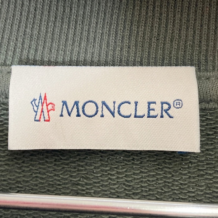 MONCLER モンクレール サーフ刺繍 スウェット トレーナー カーキ sizeL 瑞穂店