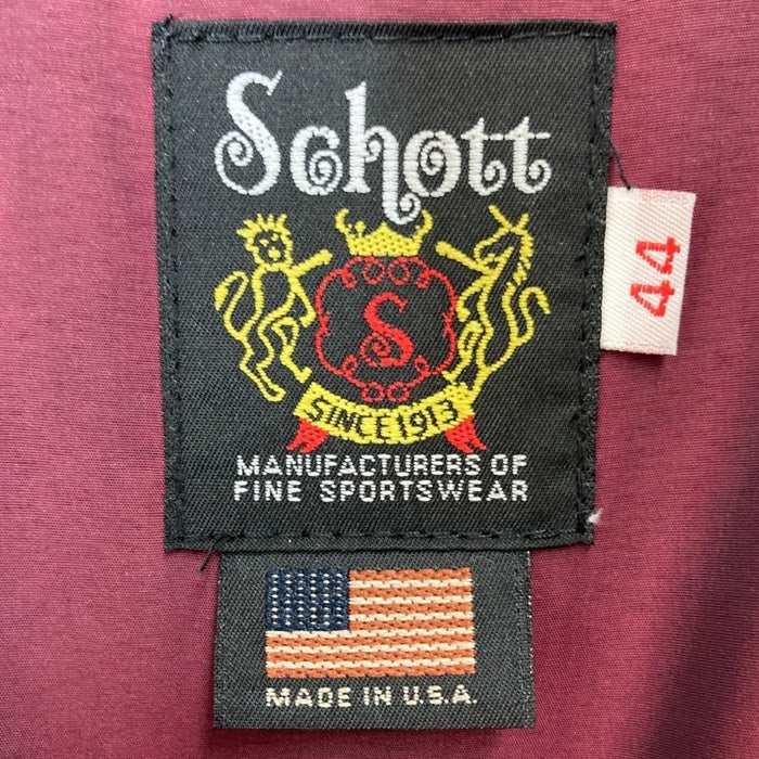 Schott ショット 7823150023 641XX 60'S STAND RIDERS シングル ライダースジャケット ブラック size44 瑞穂店