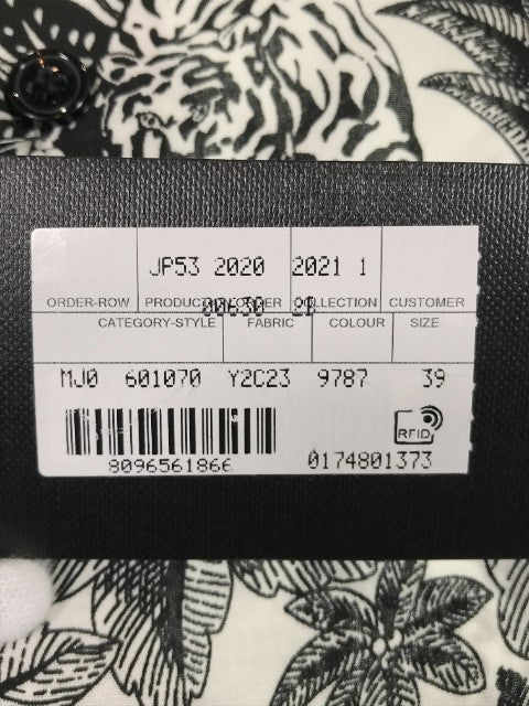SAINT LAURENT PARIS サンローランパリ Printed Viscose プリント レーヨンシャツ 601070 Y2C23 Size 39 福生店