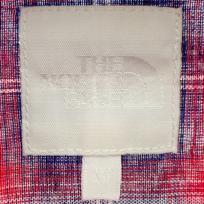 THE NORTH FACE ザノースフェイス NR21424 QDリネン チャックシャツ ブルー sizeM 瑞穂店