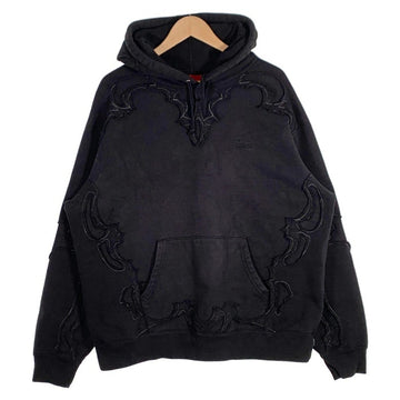 SUPREME シュプリーム 23SS Western Cut Out Hooded Sweatshirt ウエスタンカットアウト プルオーバースウェットパーカー ブラック Size L 福生店