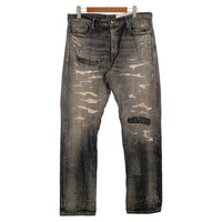 NEIGHBORHOOD ネイバーフッド 21SS SCRATCH SAVAGE DENIM PANT スクラッチサベージデニムパンツ ダメージ/リペア加工 211XBNH-PTM08 グレー Size XL 福生店