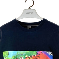 HOOD BY AIR フッドバイエアー マップ柄 ブラック ロングTシャツ sizeL 瑞穂店