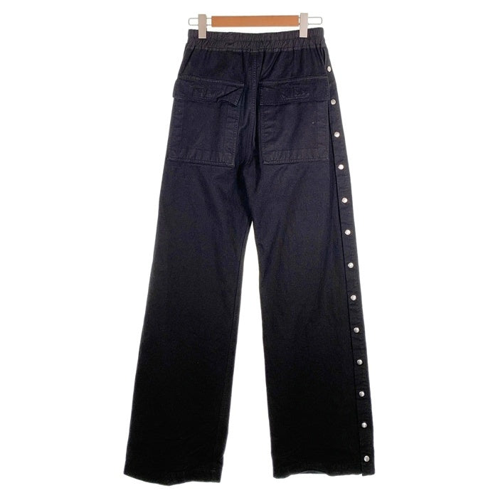 DRKSHDW ダークシャドウ リックオウエンス プッシャーロングパンツ ブラック キャンバス地 DU01E3393-CVS Size S 福生店