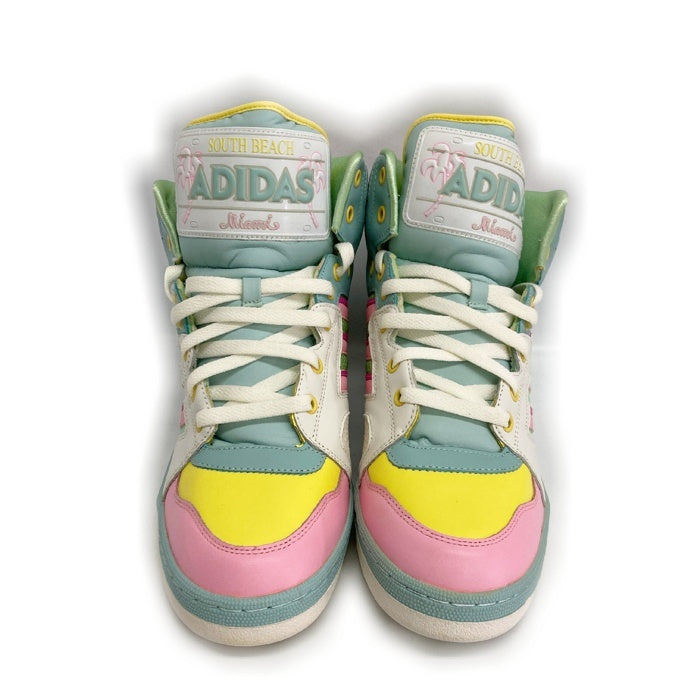 adidas アディダス G95772 スニーカー JEREMY SCOTT LICENSE PLATE ジェレミー・スコット ホワイトxブルー size28.5cm 瑞穂店
