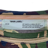 OFF-WHITE オフホワイト PEACE BY DESIGN カモフラージュ プリントTシャツ 迷彩 Size XXL 福生店