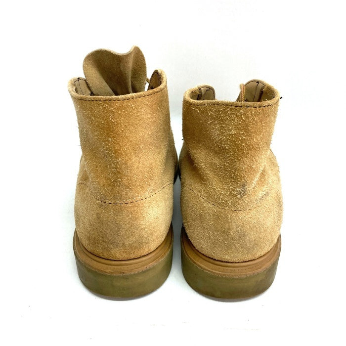 RED WING レッドウィング 刺繍羽タグ ラフアウト  スーパーソール プレーントゥ 編み上げブーツ ベージュ size9 瑞穂店