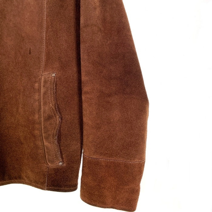 80’s Pioneer Wear パイオニアウェア ウエスタンヨーク スウェードレザージャケット ブラウン スナップボタン Size 36 福生店
