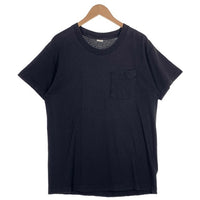 80's FRUIT OF THE LOOM フルーツオブザルーム 半袖 ポケット Tシャツ ブラック USA製 Size XL 福生店