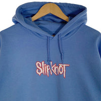 SlipKnoT スリップノット プリント プルオーバースウェットパーカー ブルー オフィシャル Size L 福生店