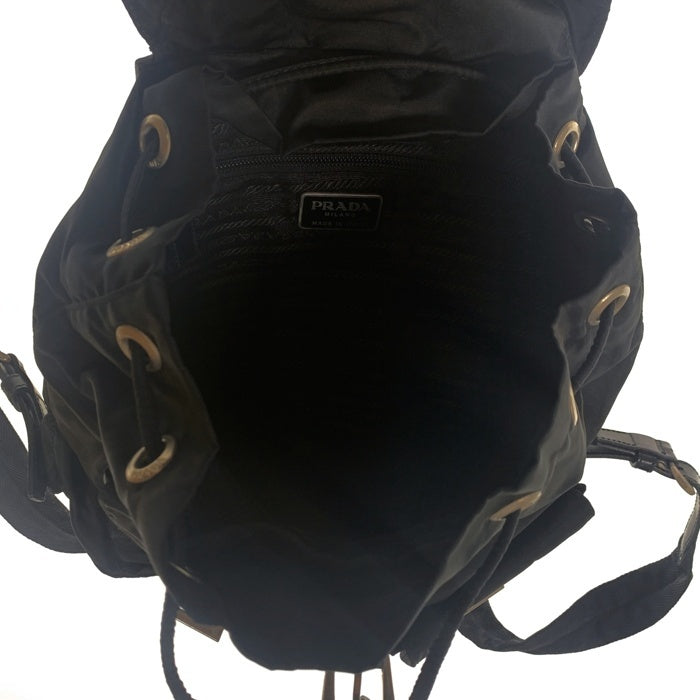 PRADA プラダ B6677 テスート ナイロン バックパック リュック ミニ ブラック 福生店