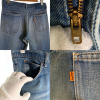 80's Levi's リーバイス 517-0917 ブーツカット デニムパンツ インディゴ TALON42 オレンジタブ Size 33×30 福生店