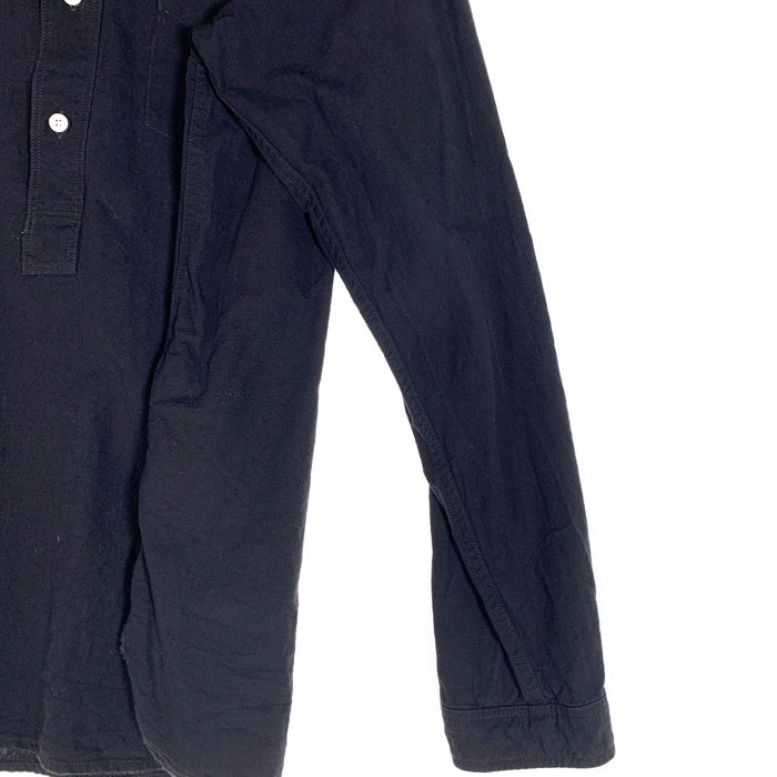 FULLCOUNT フルカウント STAND COLLAR CHAMBRAY SHIRT 5oz スタンドカラーシャンブレーシャツ プルオーバー ブラック 4900 Size 40 福生店