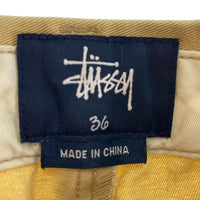 STUSSY ステューシー SSリンク刺繡 チノトラウザーパンツ ベージュ size 36 瑞穂店