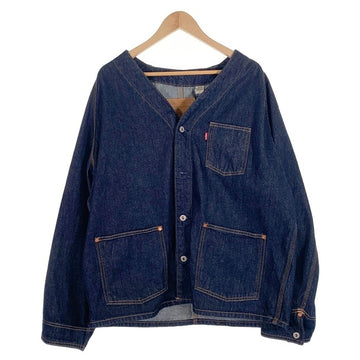 LEVI'S PREMIUM リーバイス ENGINEER CARDIGAN エンジニアカーディガン ノーカラーデニムジャケット インディゴ BIGE A7139-0003 Size L 福生店