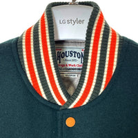 HOUSTON ヒューストン 51189 メルトンアワードジャケット グリーン sizeXL 瑞穂店