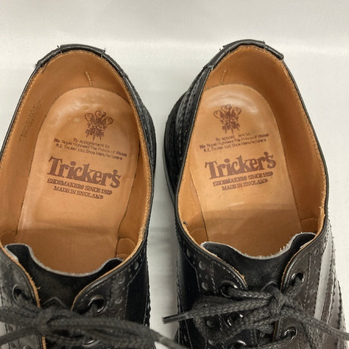 Tricker's トリッカーズ BOURTON 5633/123 ウィングチップシューズ ブラック sizeUK8 1/2 瑞穂店