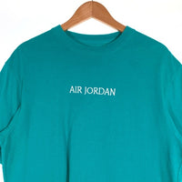 Jordan Brand ジョーダンブランド 22SS S M J AIR JDN TEE NEW EMERALD/SAIL エアジョーダン刺繡 Tシャツ ライトグリーン DO6100-322 Size L 福生店