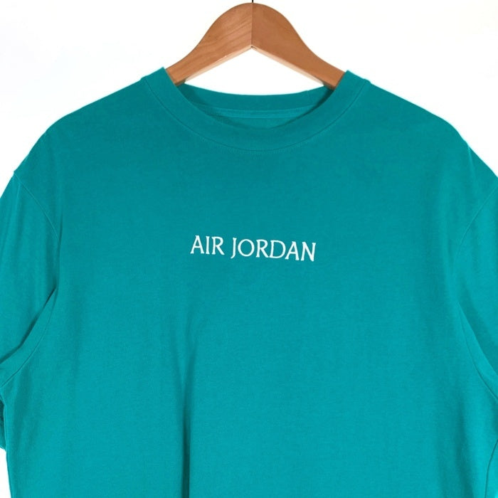 Jordan Brand ジョーダンブランド 22SS S M J AIR JDN TEE NEW EMERALD/SAIL エアジョーダン刺繡 Tシャツ ライトグリーン DO6100-322 Size L 福生店