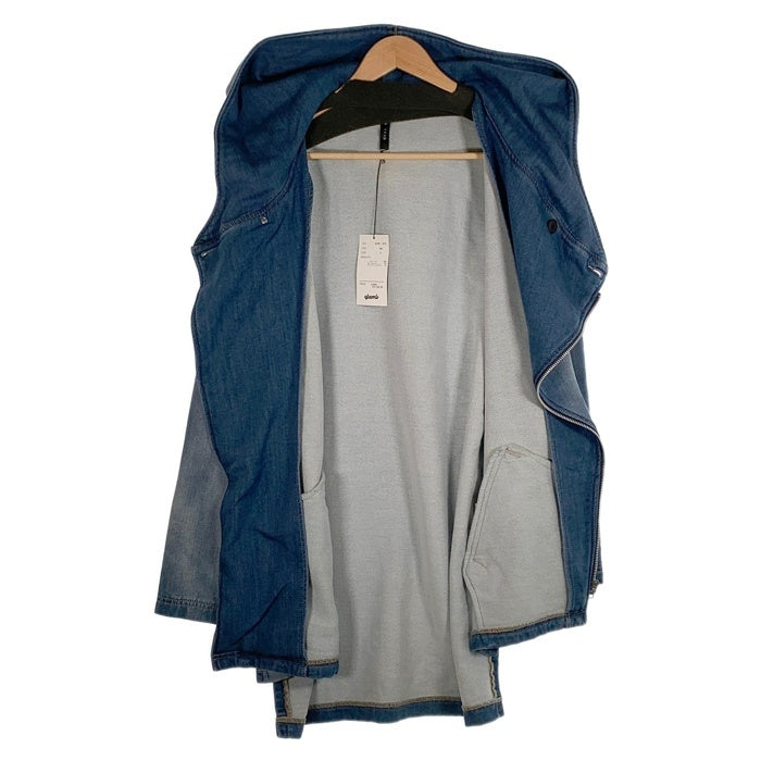 glamb グラム 15AW スウェットデニム ジップアップパーカー ダブル インディゴ GB15WT/JKT03 Size 4 福生店