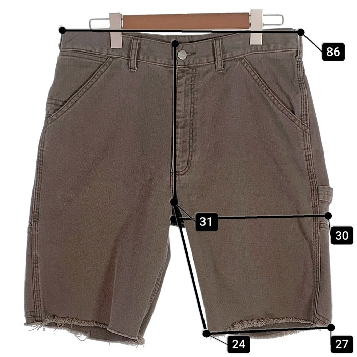 Carhartt カーハート ペインターショートパンツ 裾カットオフ チャコールグレー Size 32 福生店