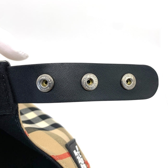 BURBERRY LONDON バーバリーロンドン 23SS ヘビーコットンノバチェック ベースボールキャップ 帽子 ベージュ 8026929 Size M 福生店