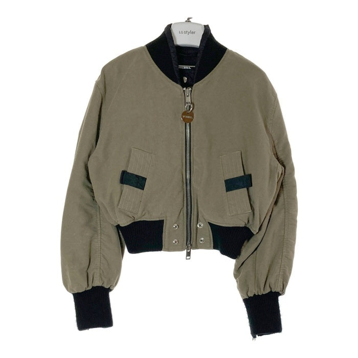 DIESEL ディーゼル バックジップ MA-1 フライトジャケット カーキ sizeXS 瑞穂店
