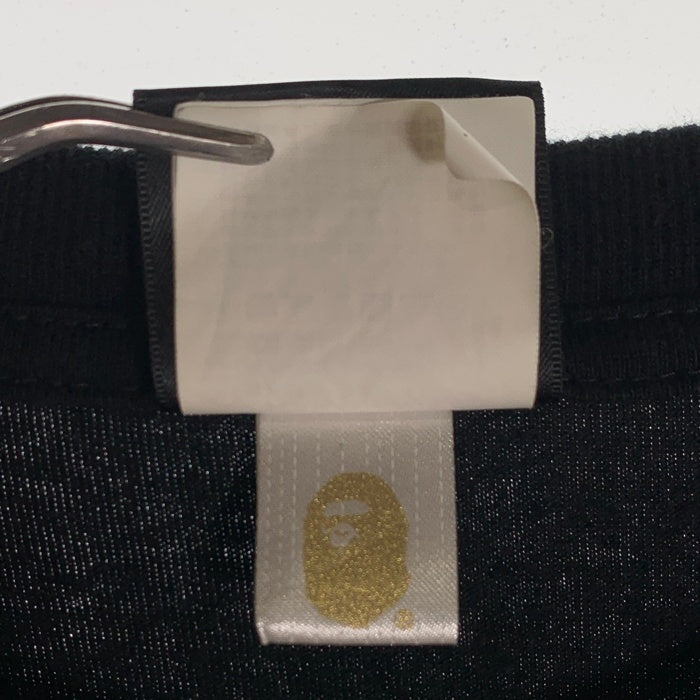 A BATHING APE アベイシングエイプ NEIGHBORHOOD ネイバーフッド プリントTシャツ ブラック 001TEJ231901C Size 3XL 福生店