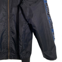 Harley-Davidson ハーレーダビッドソン 115周年記念 ナイロン レーシングジャケット サイドライン ブラック Size L 福生店