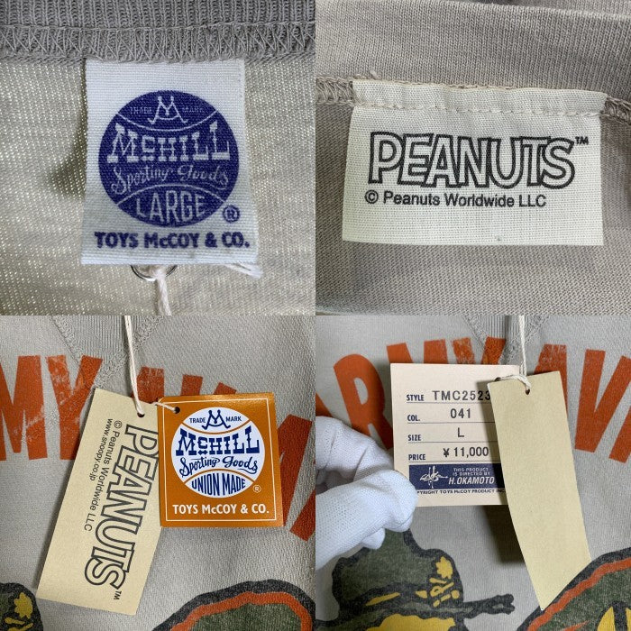 TOYS McCOY トイズマッコイ SNOOPY TEE ウッドストック プリントTシャツ サンド TMC2523 Size L 福生店