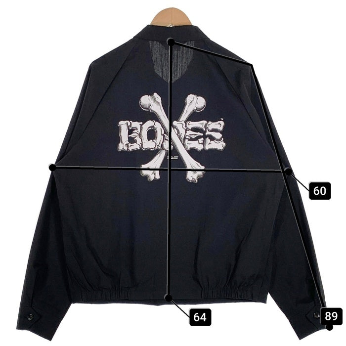 POWELL PERALTA パウエルペラルタ OG JACKET スウィングトップ ジップアップジャケット クロスボーンプリント ブラック Size M 福生店
