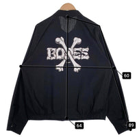POWELL PERALTA パウエルペラルタ OG JACKET スウィングトップ ジップアップジャケット クロスボーンプリント ブラック Size M 福生店