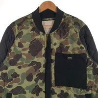 DENIM&SUPPLY RALPH LAUREN デニム&サプライ ラルフローレン キルティングジャケット リブ カモフラージュ ブラック Size XL 福生店