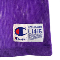 90's Champion チャンピオン LAKERS レイカース KOBE BRYANT コービーブライアント ネイビー イエロー メキシコ製 Size L(14-16) 福生店