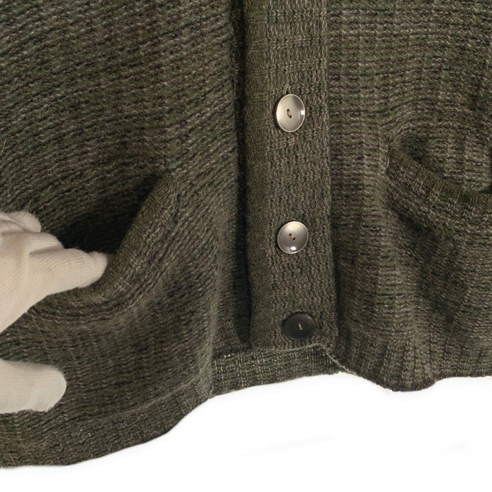 60's milwaukee knit  ミルウォーキーニット ラムズウール モヘア カーディガン グリーン WPL 10698 Size M相当 福生店