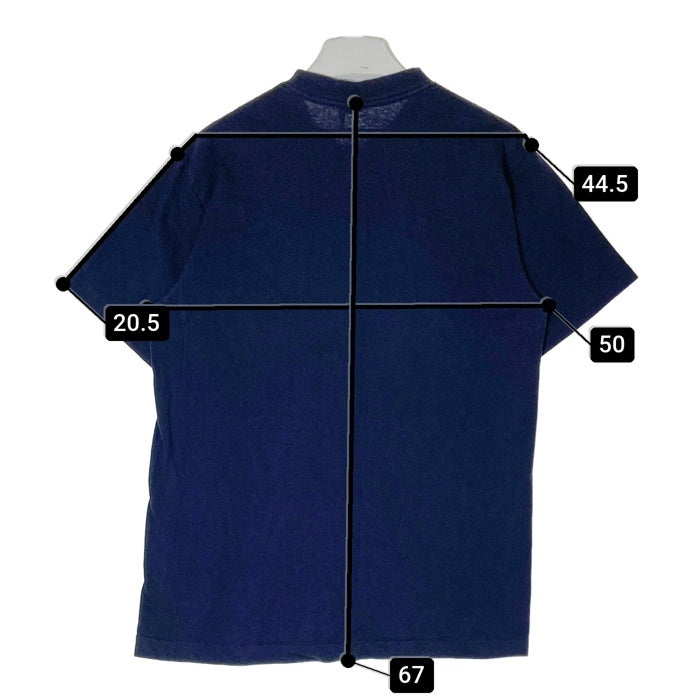 majestic マジェスティック USA製 New York Yankees ロゴプリント Tシャツ ネイビー sizeM 瑞穂店