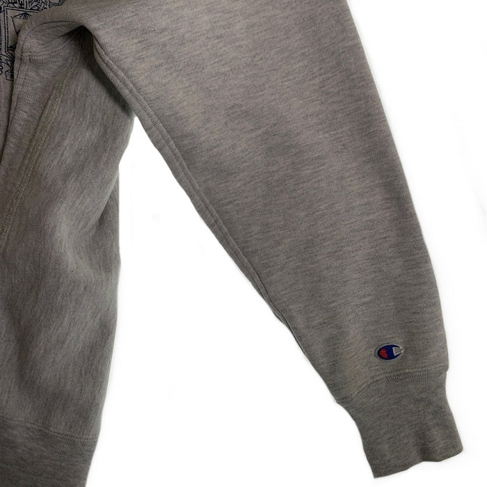 80's Champion チャンピオン リバースウィーブ NAVY ラバープリント プルオーバー フーディー パーカー USA製 Size XL 福生店