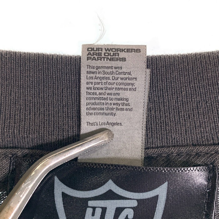 HTC エイチティーシー STANDARD CARIFORNIA スタンダードカリフォルニア Studs Pocket T スタッズ 半袖 ポケット Tシャツ チャコール Size M 福生店
