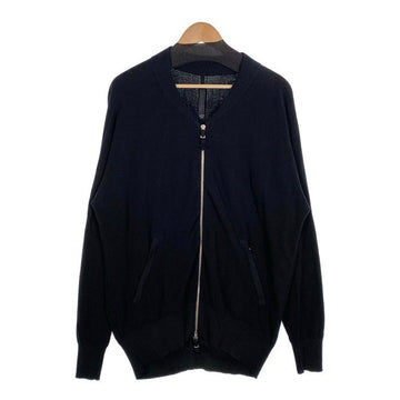 NIKE Every Stitch Considered ナイキ エブリ ステッチ コンスィダー ジップアップ リブ セーター ブラック コットン シルク カシミヤ Size M 福生店