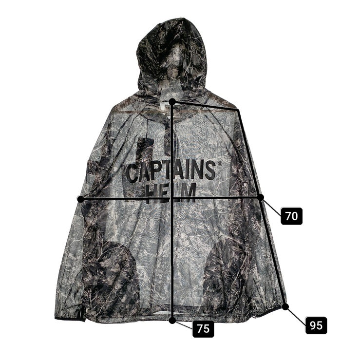 CAPTAINS HELM キャプテンズヘルム UV&BUG PROOF MESH LIGHT SHELL ユーブイアンドバグ プルーフ メッシュ ライト シェル ブラック CH25-SS-J04 Size L 福生店