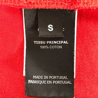 VETEMENTS ヴェトモン 19AW Back Barcode Patch Over Size Tee バックバーコード オーバーサイズTシャツ レッド Size S 福生店