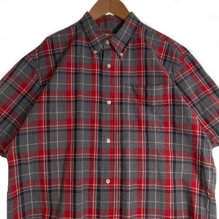 SUGAR CANE シュガーケーン 砂糖黍 シアサッカー チェック 半袖 ワークシャツ ホワイト SC31658 Size M 福生店