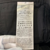 Maison Margiela メゾンマルジェラ スリム コットンストレッチパンツ ブラック S67LA0033 S78269 Size 29 福生店