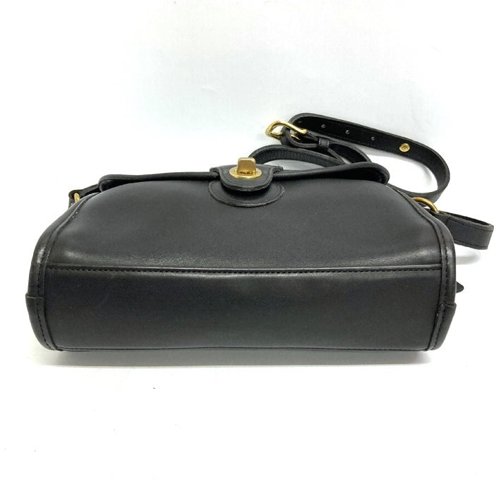 OLD COACH オールドコーチ 9908 ショルダーバッグ ターンロック ブラック 瑞穂店