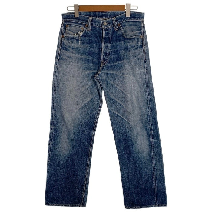 90's SUGAR CANE シュガーケーン ボタンフライ ボタン裏98 赤耳 セルビッチ デニムパンツ ライトブルー Size ウエスト約84cm 福生店