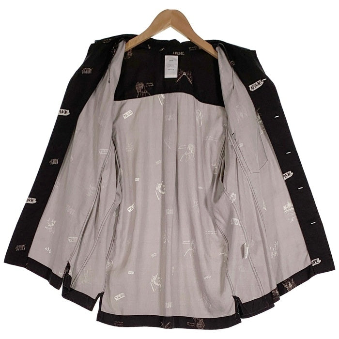 Name. ネーム 17AW STUDIOUS別注 長袖 オープンカラーシャツ ブラック Size 1 福生店
