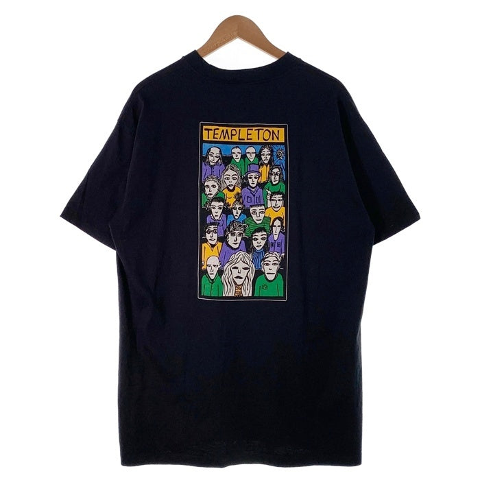 90's the NEW DEAL Skateboards ED TEMPLETON プリントTシャツ ブラック anvil USA製 Size XL 福生店