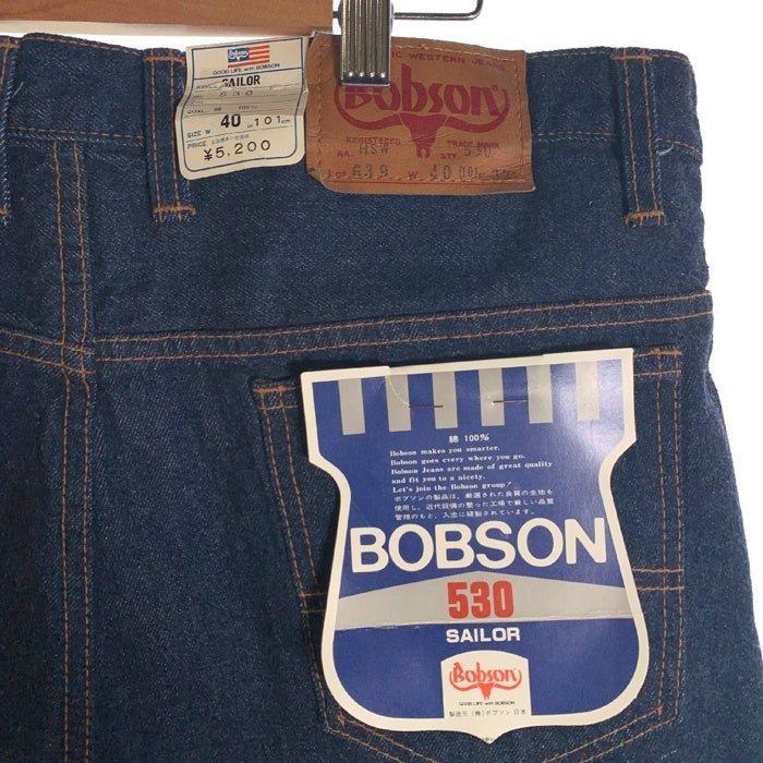 BOBSON ボブソン 530 SAILOR セーラー フレアデニムパンツ インディゴ デッドストック Size 40×32 福生店