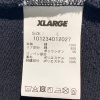 X-LARGE エクストララージ 23AW AVIREX アヴィレックス CREWNECK SWEAT クルーネックスウェットトレーナー ブラック 101234012027 Size L 福生店