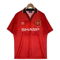 90's UMBRO アンブロ MANCHESTER UNITED マンチェスターユナイテッド ゲームシャツ ユニフォーム SHARP レッド Size M 福生店